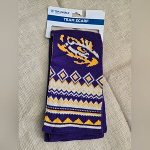 LSU Tigers Scarfs - Louisiana State Gold And Purple